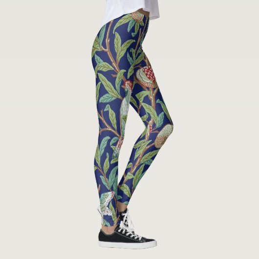 Pomegranate en Little Bird, William Morris Leggings (Rechts)