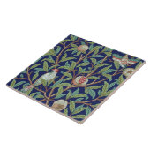 Pomegranate en Little Bird, William Morris Tegeltje (Zijkant)