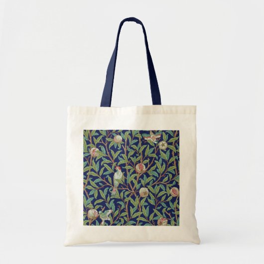 Pomegranate en Little Bird, William Morris Tote Bag (Voorkant)