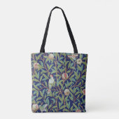 Pomegranate en Little Bird, William Morris Tote Bag (Achterkant)