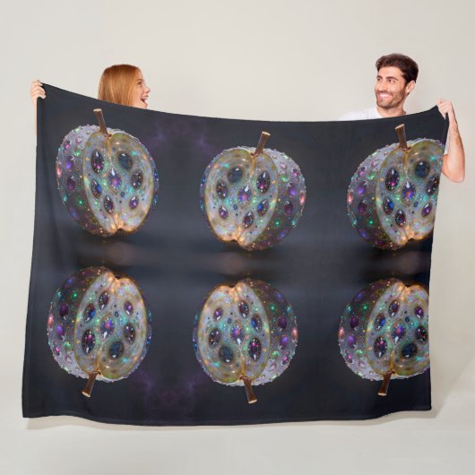 Pomegranate  fleece deken (In situ)