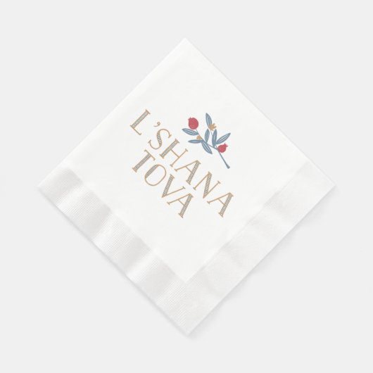 Pomegranate Florals Servet (Hoek)