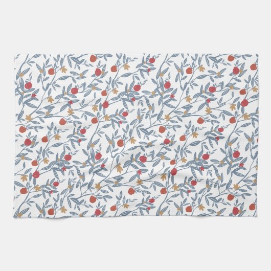 Pomegranate Florals Theedoek (Horizontaal)