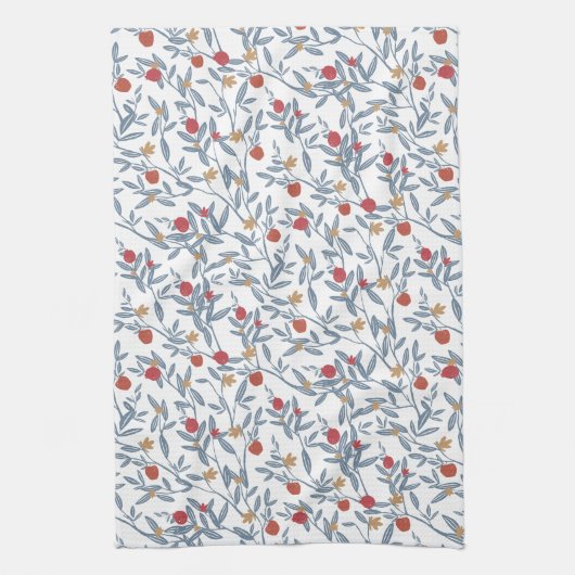 Pomegranate Florals Theedoek (Verticaal)