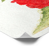  Pomegranate Flowers en vruchten Poster (Hoek)