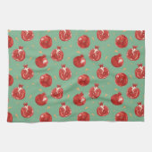 Pomegranate Fruit Vector Seamless Pattern Theedoek (Horizontaal)