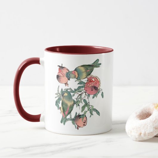Pomegranate Fruits & Lovevogels Mok (Met donut)