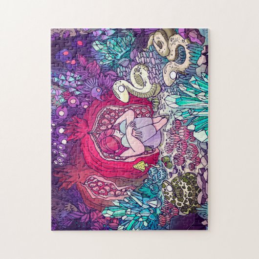 Pomegranate Girl Legpuzzel (Verticaal)