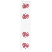 Pomegranate Jewish White Korte Tafelloper (Voorkant)