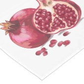 Pomegranate Jewish White Korte Tafelloper (Hoek)