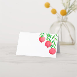 Pomegranate Joodse Place Cards, Table Kaart Plaatskaartje