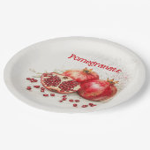 Pomegranate Paper Plate Papieren Bordje (Gekanteld)