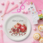Pomegranate Paper Plate Papieren Bordje (Feest)