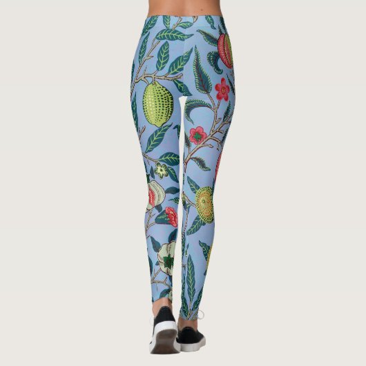 Pomegranate Pattern van William Morris Leggings (Achterkant)