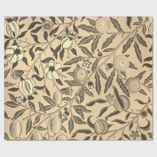 Pomegranate Pattern van William Morris Wrapping Pa Cadeaupapier (Vlak)