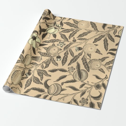 Pomegranate Pattern van William Morris Wrapping Pa Cadeaupapier (Uitgerold)