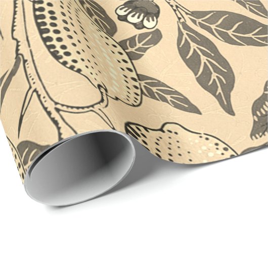 Pomegranate Pattern van William Morris Wrapping Pa Cadeaupapier (Rol Hoek)