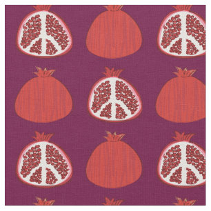 Pomegranate Peace Significant Fruit Stof