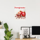Pomegranate Poster (Thuiskantoor)