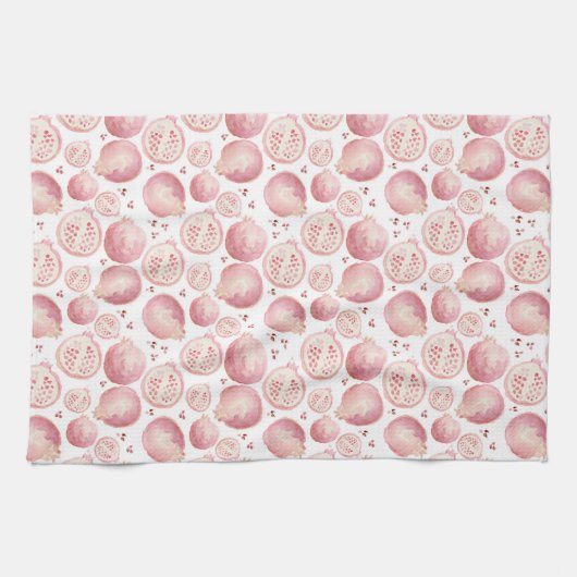 Pomegranate Print Tea Towel  Theedoek (Horizontaal)