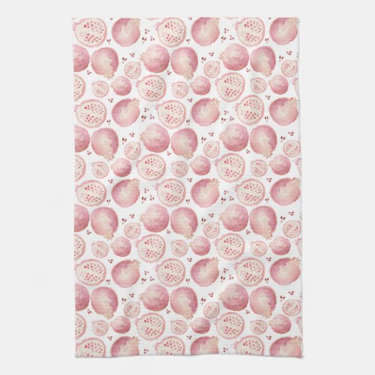Pomegranate Print Tea Towel Theedoek (Verticaal)