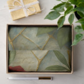 Pomegranate Rose – Ornate Botanical Fantasy Tissuepapier (Geschenk)