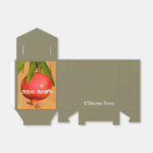 Pomegranate Rosh HaShana Bedankdoosjes (Uitgevouwen)