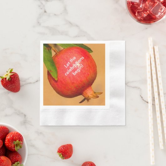 Pomegranate Rosh HaShana Servetten (Insitu)