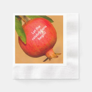 Pomegranate Rosh HaShana Servetten