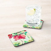 Pomegranate Rosh Hashanah Fruit Shana Tova Bier Onderzetter (Rechterzijde)