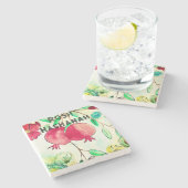 Pomegranate Rosh Hashanah Fruit Shana Tova Stenen Onderzetter (Zijkant)