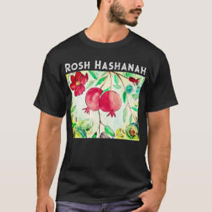Pomegranate Rosh Hashanah Fruit Shana Tova T-shirt