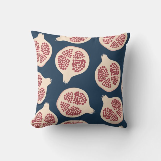Pomegranate seamless pattern,background with pomeg kussen (Voorkant)