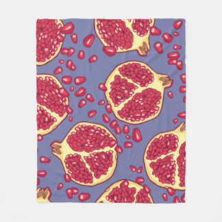 Pomegranate seamless pattern. fleece deken