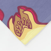 Pomegranate seamless pattern. fleece deken (Hoek)