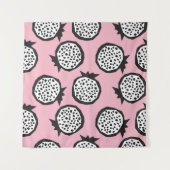 Pomegranate seamless pattern in modern abstract st wandkleed (Voorkant)