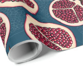 Pomegranate slices wrapping paper cadeaupapier (Rol Hoek)