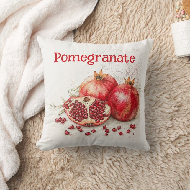Pomegranate Throw Pillow Kussen (Deken)
