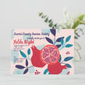 Pomegranate Yalda-uitvindingen Kaart (Staand voorkant)