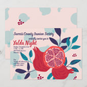 Pomegranate Yalda-uitvindingen Kaart (Voorkant / Achterkant)