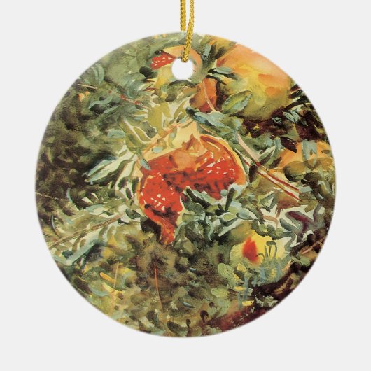Pomegranaten II van John Singer Sargent Keramisch Ornament (Voorkant)