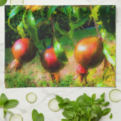 Pomegranaten in de boom theedoek (Gevouwen)