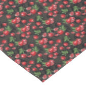 Pomegranaten op Black Jewish Rosh Hashanah Star Tafelkleed (Gekanteld)