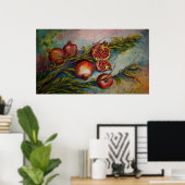 Pomegranaten Poster (Thuiskantoor)