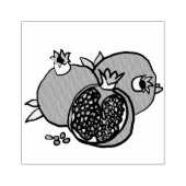Pomegranaten Rubberstempel (Afrduk)