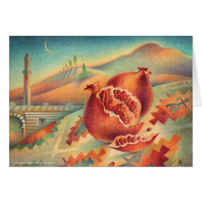 Pomegranaten Symbolen van Dichtheid (Voorkant Horizontaal)