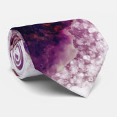 Pomegranates Burgundy Waterverf Poppy Flowers Stropdas (Opgerold)