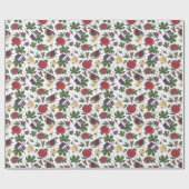 Pomegranates, Figs and Honey Bees Cadeaupapier (Vlak)