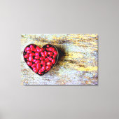 "Pomegranates Heart Fruit" Kutfoto. Bestel nu Canvas Afdruk (Voorkant)