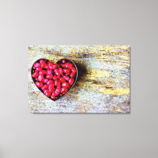 "Pomegranates Heart Fruit" Kutfoto. Bestel nu Canvas Afdruk (Voorkant)